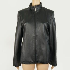 Vintage Marvin Richards New York Classic Black Leather Jacket